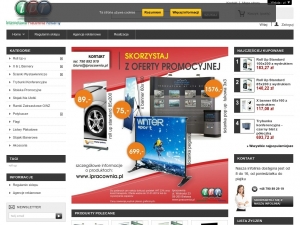 ścianki reklamowe